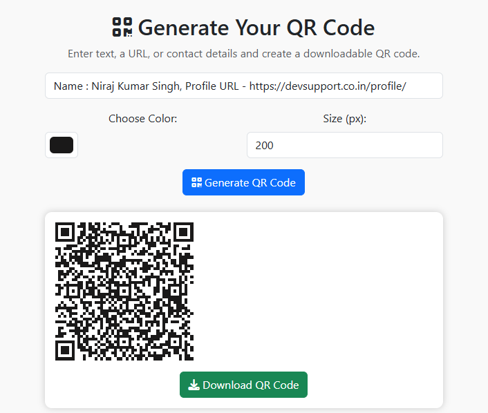 QR Code Generator